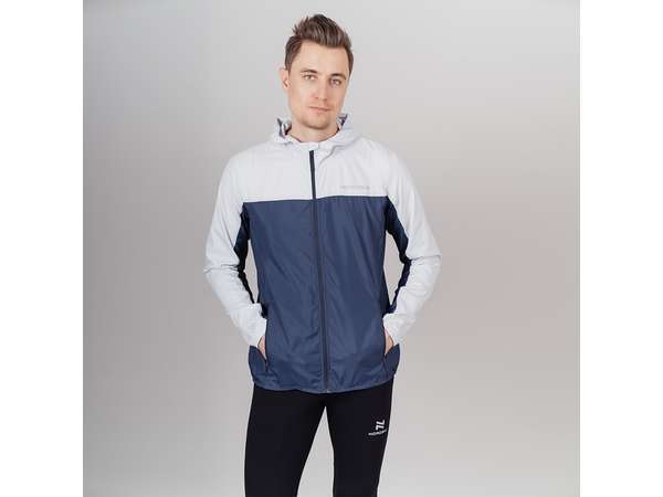Купить Куртка мужская Nordski Rain Moon Grey/Navy Run в Минске по низким ценам. Описание, фото, стоимость, отзывы. Доставка по Беларуси.