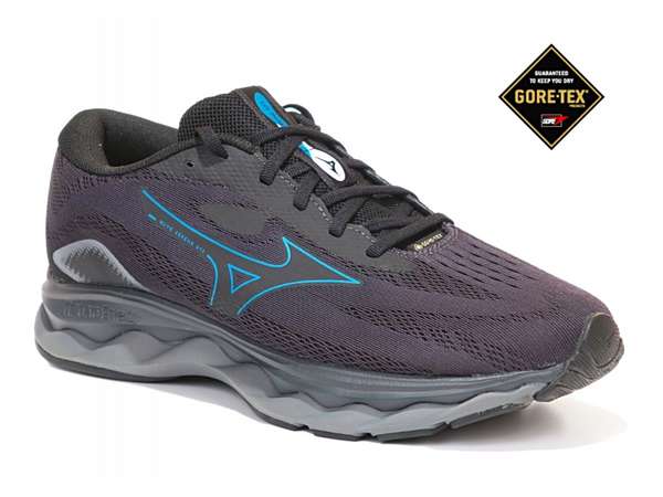 Купить Кроссовки для бега мужские Mizuno Wave Serene GTX Black Blue в Минске по низким ценам. Описание, фото, стоимость, отзывы. Доставка по Беларуси.