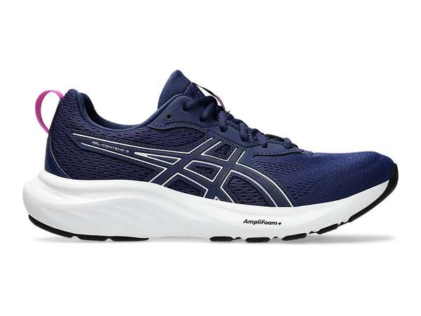 Купить Кроссовки для бега женские Asics Gel-Contend 9 Navy blue/White/Pink в Минске по низким ценам. Описание, фото, стоимость, отзывы. Доставка по Беларуси.