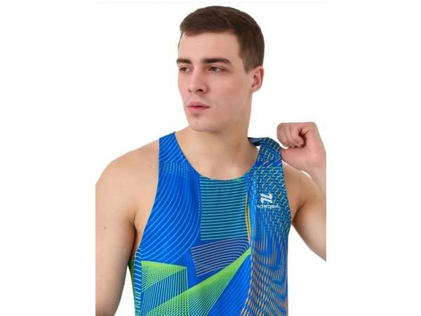 Купить Майка мужская для бега Nordski Race Art Blue в Минске по низким ценам. Описание, фото, стоимость, отзывы. Доставка по Беларуси.