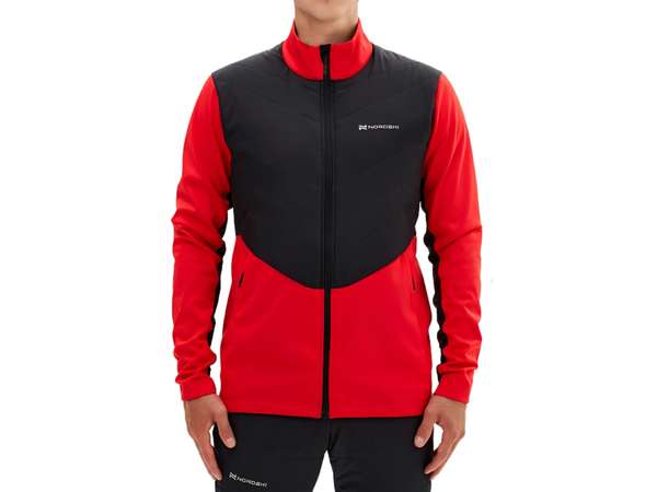Купить ⚡️Куртка для бега мужская Nordski Hybrid Pro 2.0 Red/Black в Минске по низким ценам. Описание, фото, стоимость, отзывы. Доставка по Беларуси.