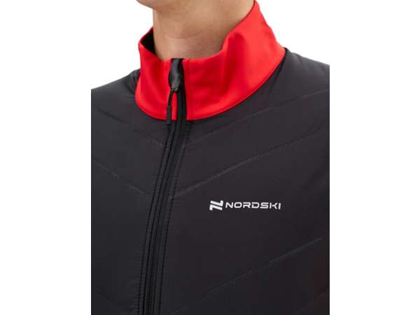 Купить ⚡️Куртка для бега мужская Nordski Hybrid Pro 2.0 Red/Black в Минске по низким ценам. Описание, фото, стоимость, отзывы. Доставка по Беларуси.