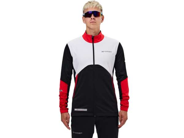 Купить ⚡️Тренировочная куртка для бега мужская Nordski Pro 2.0 White/Black/Red в Минске по низким ценам. Описание, фото, стоимость, отзывы. Доставка по Беларуси.