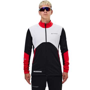 ⚡️Тренировочная куртка для бега мужская Nordski Pro 2.0 White/Black/Red