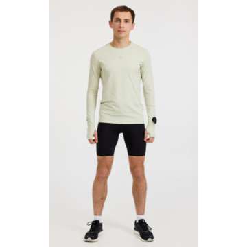 Лонгслив для бега мужской Nordski RunTech Smoky Green