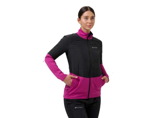 Купить Куртка для бега женская Nordski Hybrid Pro 2.0 Fuchsia/Black в Минске по низким ценам. Описание, фото, стоимость, отзывы. Доставка по Беларуси.