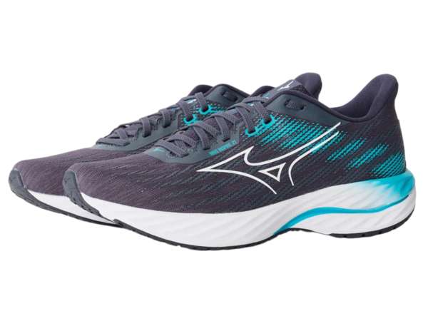 Купить Кроссовки для бега мужские Mizuno Wave Inspire 21 Odyssey Gray/White/Capri Breeze в Минске по низким ценам. Описание, фото, стоимость, отзывы. Доставка по Беларуси.