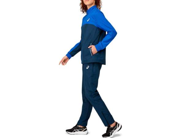 Купить Спортивный костюм Asics Match Suit (Women) Navy blue в Минске по низким ценам. Описание, фото, стоимость, отзывы. Доставка по Беларуси.