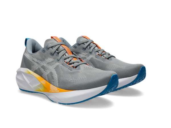 Купить Кроссовки для бега мужские Asics NOVABLAST 5 GRAVEL/WHITE в Минске по низким ценам. Описание, фото, стоимость, отзывы. Доставка по Беларуси.