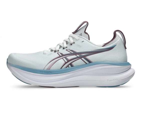 Купить Кроссовки для бега женские Asics Gel-Nimbus 28 Arctic Blue/Velvet Purple в Минске по низким ценам. Описание, фото, стоимость, отзывы. Доставка по Беларуси.