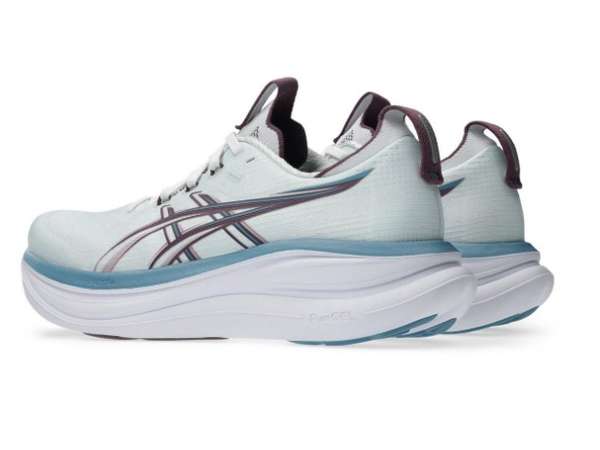 Купить Кроссовки для бега женские Asics Gel-Nimbus 28 Arctic Blue/Velvet Purple в Минске по низким ценам. Описание, фото, стоимость, отзывы. Доставка по Беларуси.