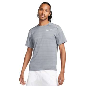 Футболка для бега мужская Nike POLO RUNNING HOMBRE NIKE DF MILER TOP SS