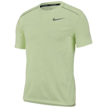 Футболка для бега мужская Nike M NK DRY MILER TOP SS Green