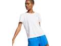 Футболка для бега женская Nike W NK MILER TOP SS white