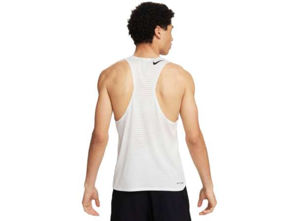 Купить Майка для бега мужская Nike Dri-FIT AeroSwift Singlet White в Минске по низким ценам. Описание, фото, стоимость, отзывы. Доставка по Беларуси.