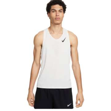 Майка для бега мужская Nike Dri-FIT AeroSwift Singlet White