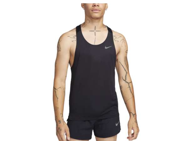 Купить Майка для бега мужская Nike Fast Dri-FIT Singlet Black в Минске по низким ценам. Описание, фото, стоимость, отзывы. Доставка по Беларуси.