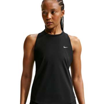 Майка для бега женская NikeDri-FIT Tank Top black
