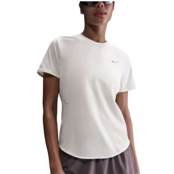 Футболка для бега женская Nike Swift Dri-FIT SS TOP Sail/Reflective Silver