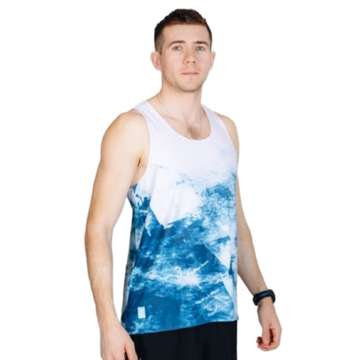 Майка для бега мужская NONAME COMP SINGLET 26 DK NAVY