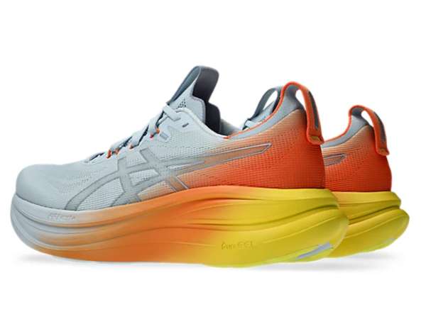 Купить Кроссовки для бега мужские Asics Gel-Nimbus 28 SKY/SUN PEACH в Минске по низким ценам. Описание, фото, стоимость, отзывы. Доставка по Беларуси.