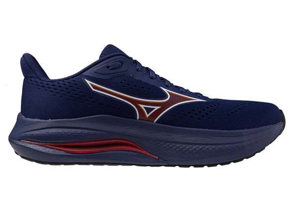 Купить Кроссовки для бега мужские Mizuno Wave Inspire 22 Navy Blue-Brown Shoes в Минске по низким ценам. Описание, фото, стоимость, отзывы. Доставка по Беларуси.