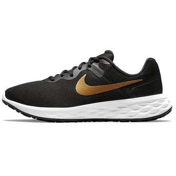 Кроссовки для бега мужские Nike Revolution 6 NN Black/White/Metallic Gold